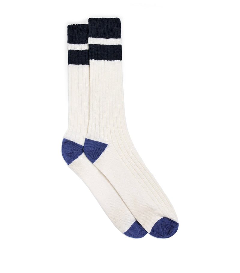 Dunhill socks cashmere cotton stripe - British product