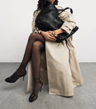 Saint Laurent Y Tote bag grained calf leather suede-lined UK version