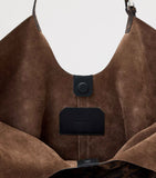 AllSaints suede leopard print tote bag, UK version