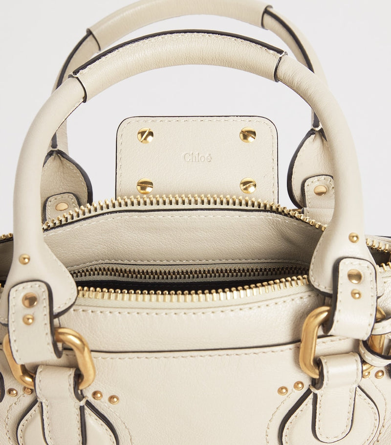 Chloé small leather Paddington top-handle handbag, imported from the UK