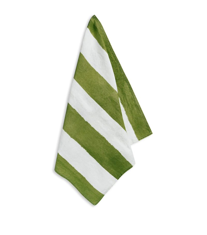 Summerill & Bishop linen stripe napkin 50cm - British product