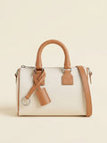 Burberry mini check bowling cross-body bag - British product