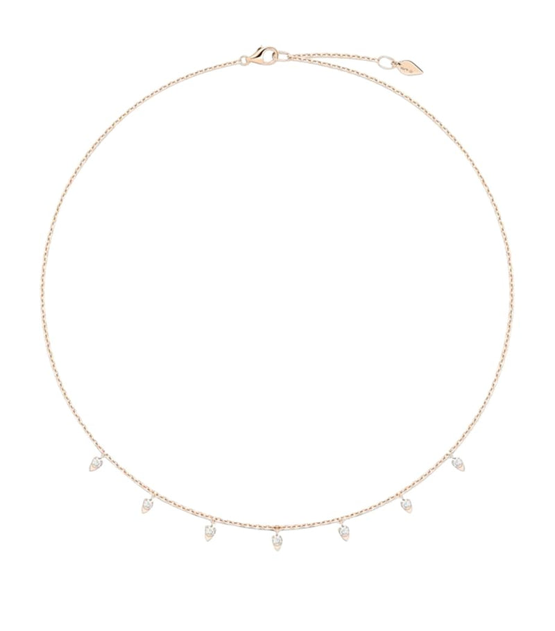 Piaget rose gold diamond choker necklace, UK version