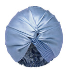 Slip mulberry silk head wrap adjustable 54-72cm - British product