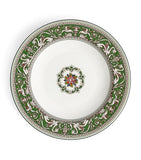 Wedgwood Florentine Verde rimmed soup bowl 23cm (British brand)