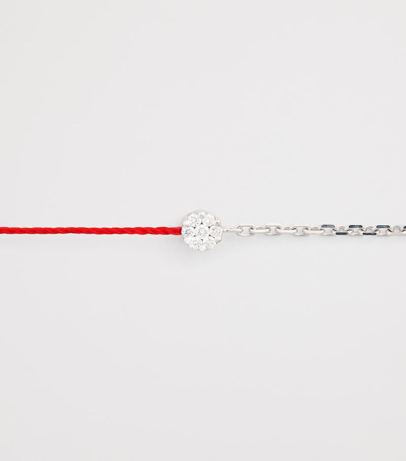 Redline Illusion half-chain diamond bracelet (British brand)