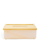 ZODIAC Onyx rectangular tissue box, imported from the UK