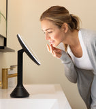 Simplehuman round sensor mirror with automatic sensor and cordless design (British brand)