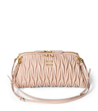 Miu Miu nappa leather Matelassé clutch bag, UK version