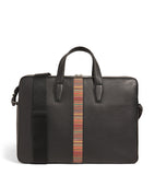 Paul Smith leather Signature stripe briefcase, imported from the UK