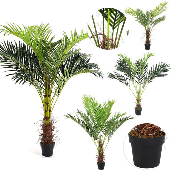 Livingandhome Artificial Palm Tree 180cm, imported from the UK