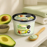 Organic Shop Body Scrub Avocado Chia 250ml, imported from the UK