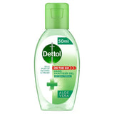 Superdrug Dettol Antibacterial Hand Sanitiser Aloe Vera Gel 50ml- Buy online at McGrocer