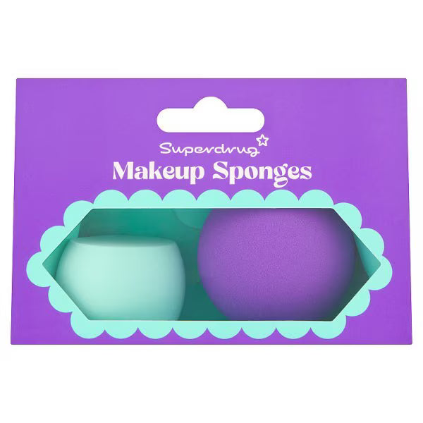 Superdrug Blending Sponge 2 Pack 5.5x5cm (British brand)
