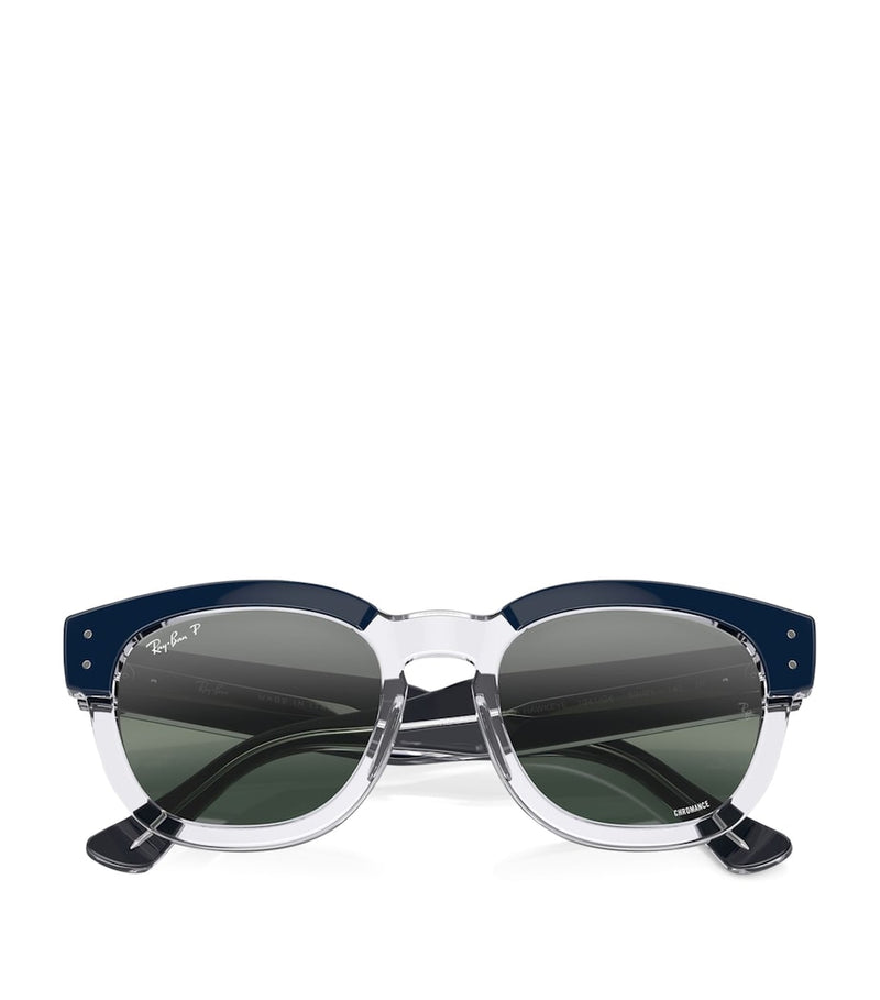 Ray-Ban Mega Hawkeye sunglasses clear black acetate frames - British product