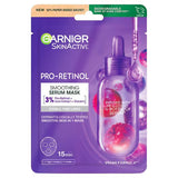 Superdrug Garnier Pro Retinol Smoothing Serum Sheet Mask- Buy online at McGrocer