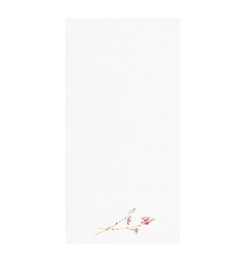 Yves Delorme Floral Gaura Bath Towel 70cm x 140cm (British brand)