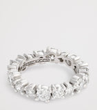 Suzanne Kalan diamond eternity ring 18kt white gold (British brand)