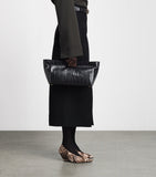 Camilla and Marc embossed leather poppy clutch bag (British brand)