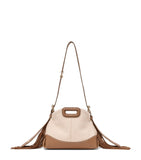 Maje small canvas Miss M shoulder bag, imported from the UK