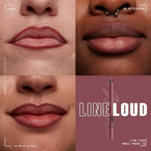 NYX Line Loud lip liner Magic Maker, imported from the UK
