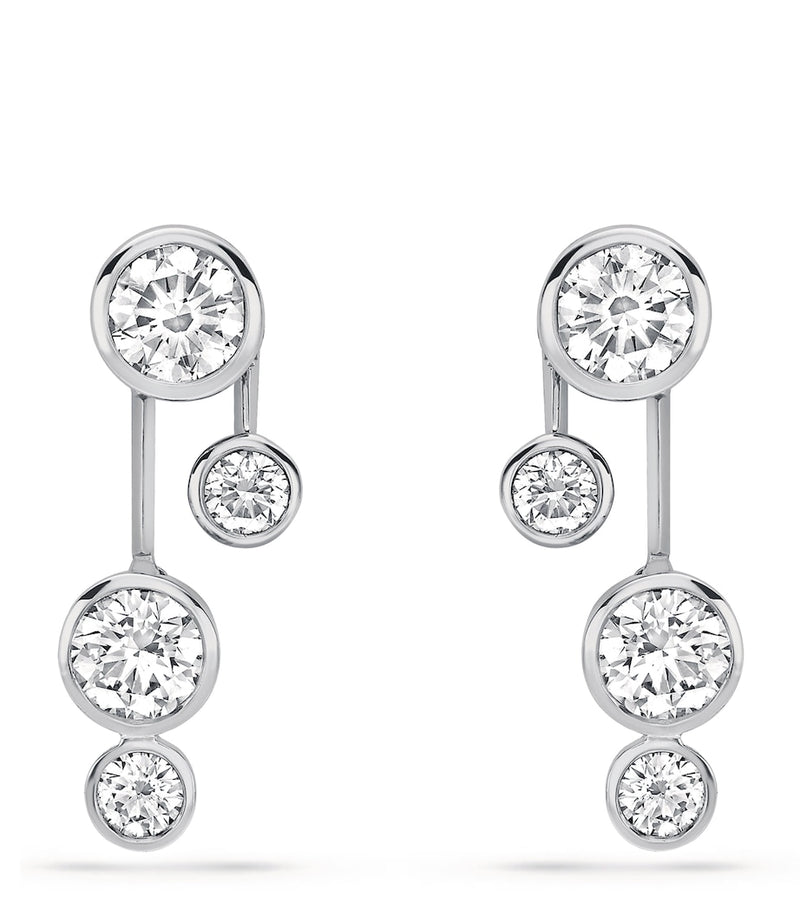 Boodles Raindance diamond earrings platinum (British brand)