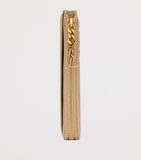 Saint Laurent matelassé zip-up card holder - British product