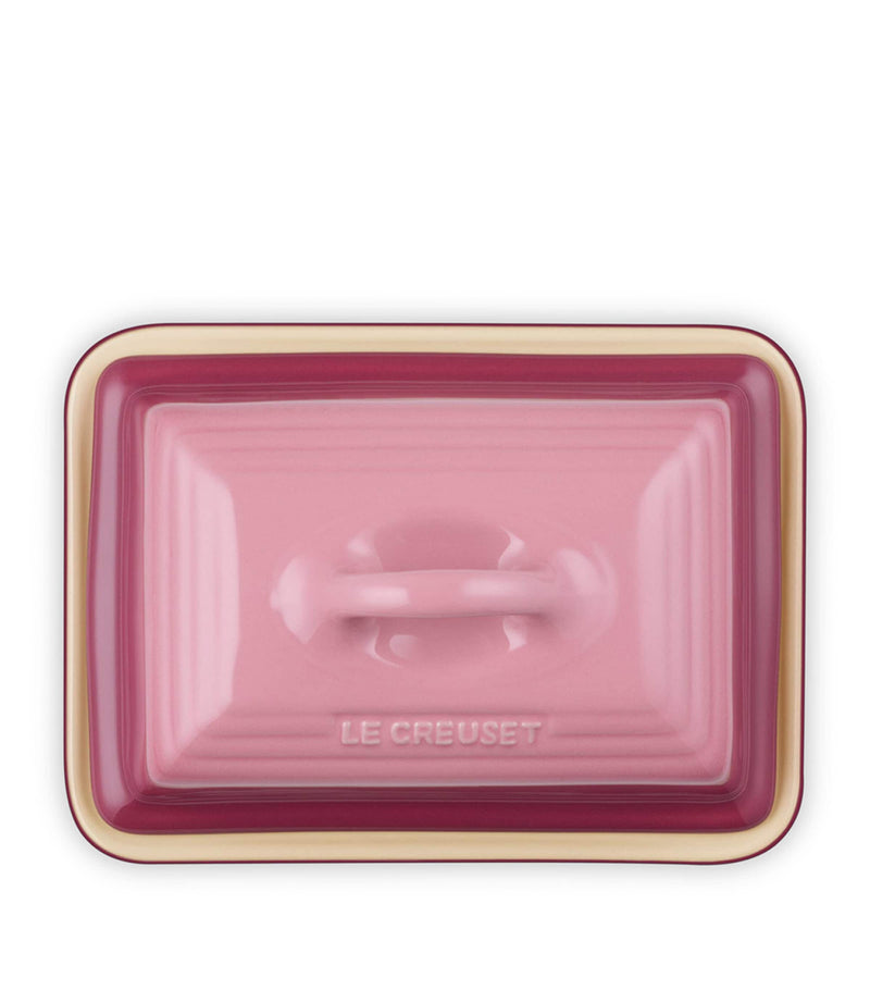 Le Creuset stoneware butter dish (17cm), imported from the UK