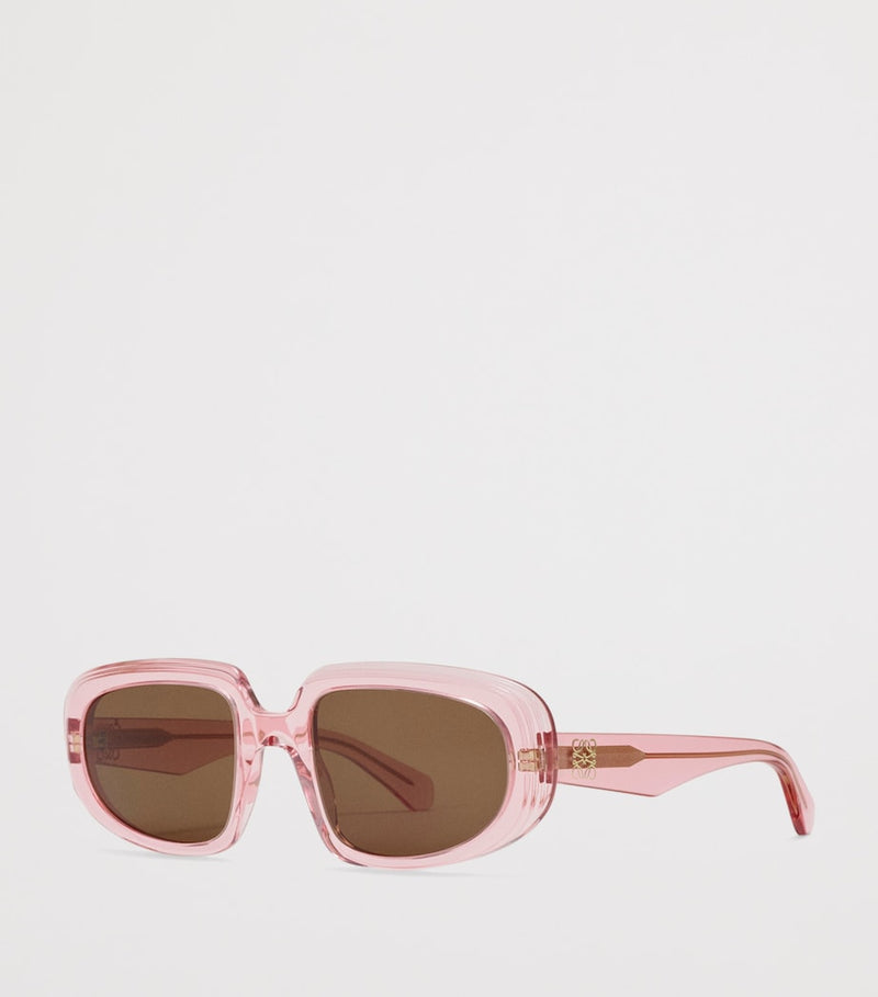 LOEWE rectangular steps acetate sunglasses - British product