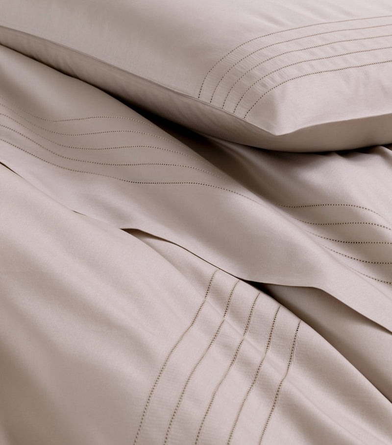 Frette Lush Ajour duvet cover 260x240cm cotton sateen, imported from the UK