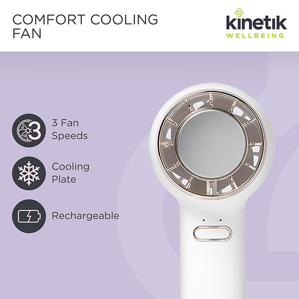 Kinetik Wellbeing cooling fan for hot flushes - British product