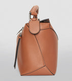 LOEWE Small Leather Puzzle Edge top-handle calfskin bag (British brand)