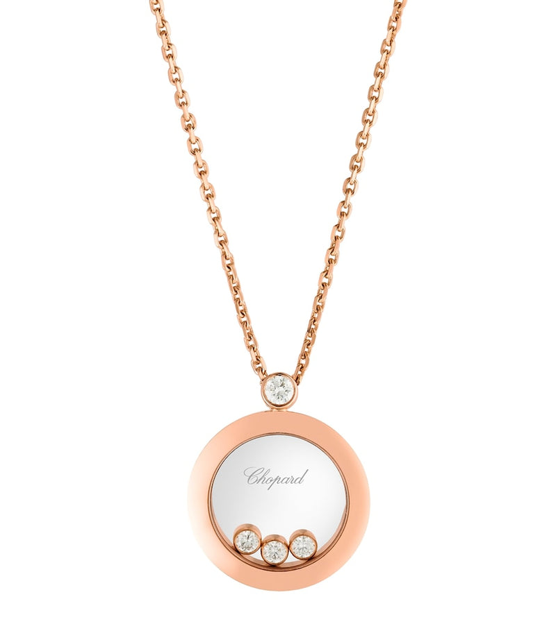 Chopard Happy Diamonds pendant 18kt rose gold, imported from the UK