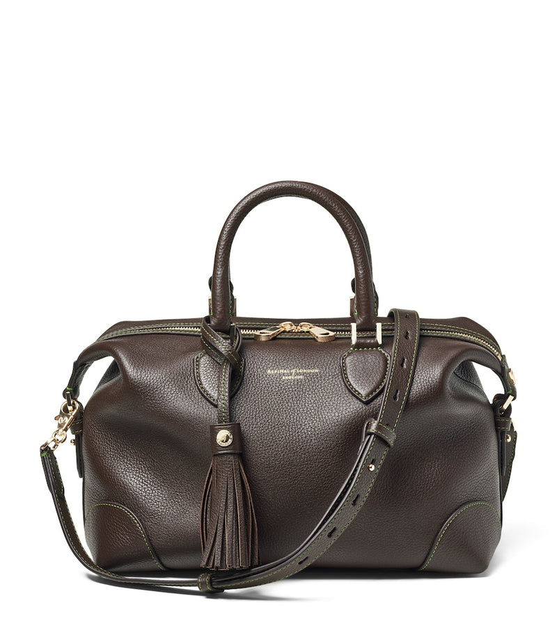 Aspinal of London leather bowling bag midi, UK version