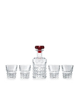 Harrods Baccarat Louxor Carafe and 4 Tumblers Bar Set- Buy online at McGrocer