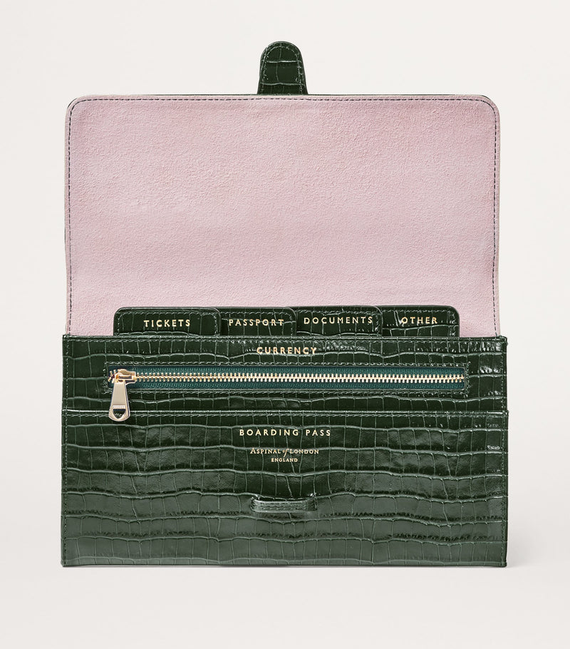 Aspinal Of London leather travel wallet - British product
