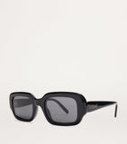 LOEWE acetate rectangular slim sunglasses, UK version