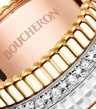 Boucheron Quatre White Edition ring 18k gold diamonds (British brand)
