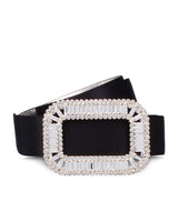 Harrods Roger Vivier Satin Pilgrim Belt- Buy online at McGrocer