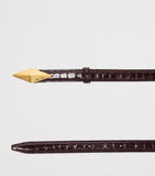 Jimmy Choo leather diamond clasp belt, UK version