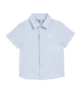 Harrods Emporio Armani Kids Cotton-Blend Seersucker Shirt (6-36 Months)- Buy online at McGrocer