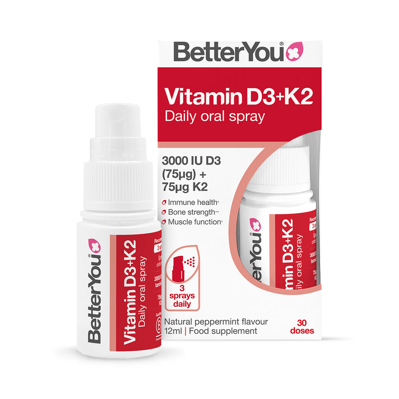 BetterYou Vitamin D3 + K2 spray 12ml - British product