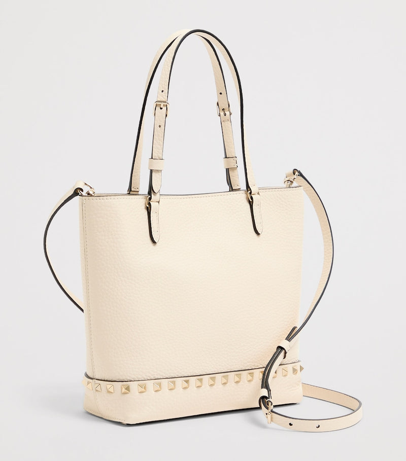Valentino Garavani rockstud leather tote bag, UK version