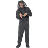 Superdrug Smiffys Fluffy Dog Costume Grey Hooded All-in-One- Buy online at McGrocer