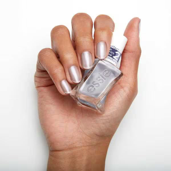 Essie Gel Couture Glazed Chrome Top Coat - British product