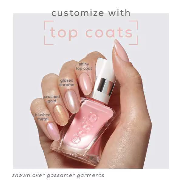 Essie Gel Couture Glazed Chrome Top Coat - British product