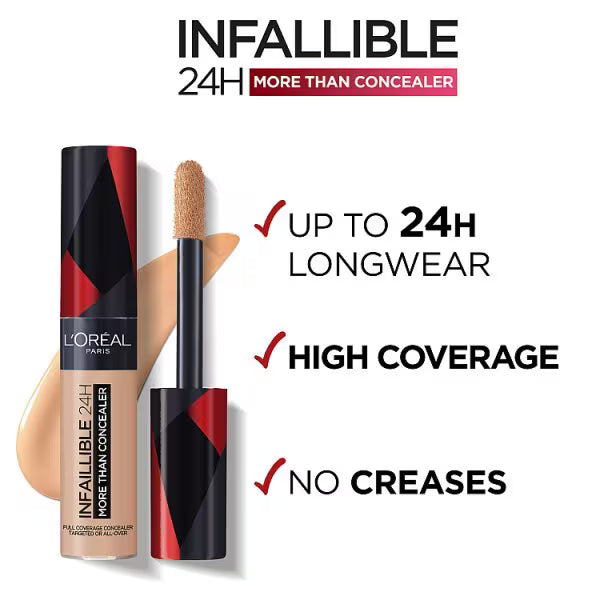 L'Oréal Paris Infallible More Than Concealer Shade 326, UK version