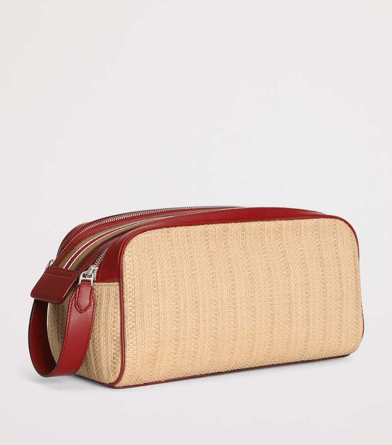 Dolce&Gabbana Raffia Essenza wash bag, UK version