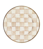 MacKenzie-Childs Mocha Check salad plate 20.5cm (British brand)