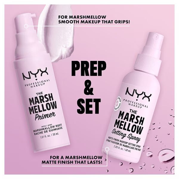 NYX Professional Makeup marshmallow setting spray, imported from the UK
